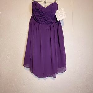 NEW Plum Purple Convertible Bridesmaid's/Cocktail Dress 16 Donna Morgan, Blaire